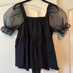 Topshop Babydoll Top Size UK 6